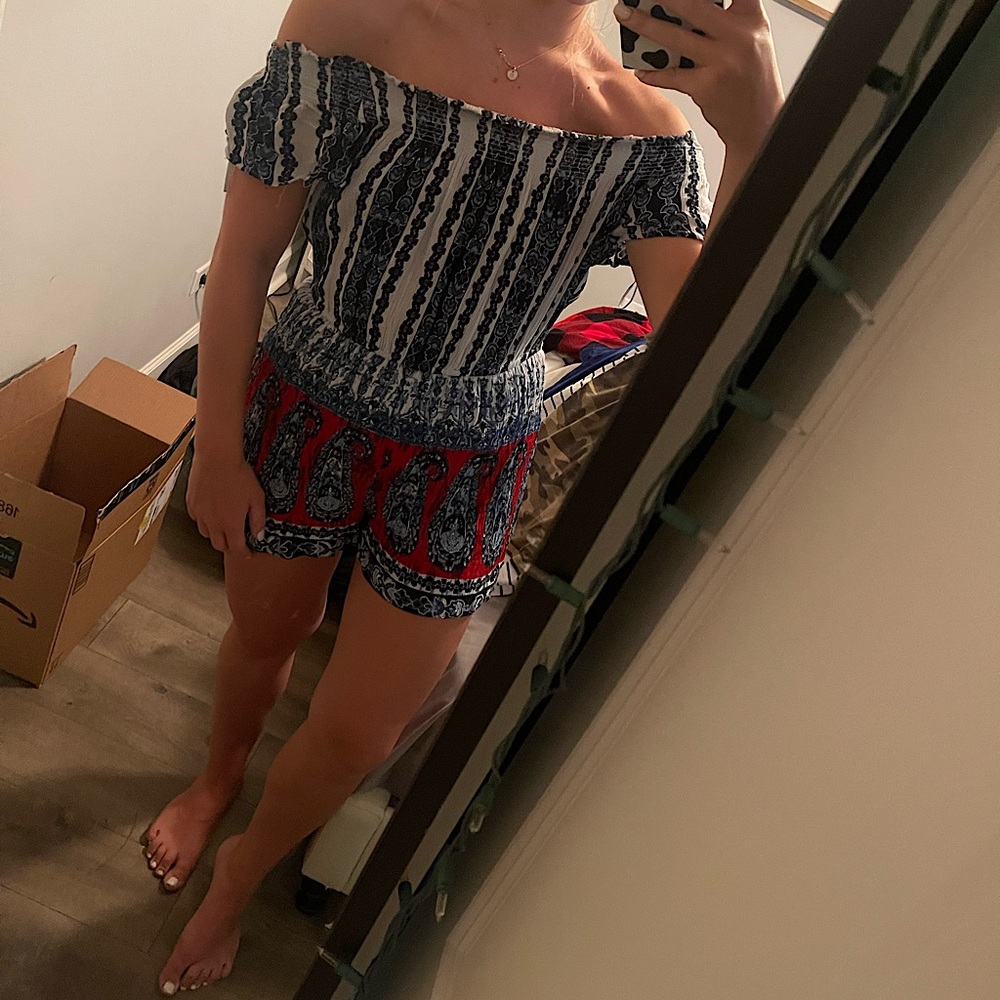 Off The Shoulder Romper